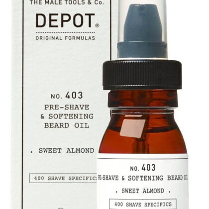 Depot no. 403 pre-shave&softening beard oil sweet almond 30ml